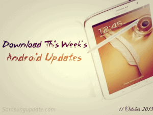Android Updates October 2013