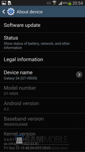 Galaxy S4 Leaked Android 4.3 Screenshot 5