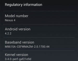 Nexus4-updaate
