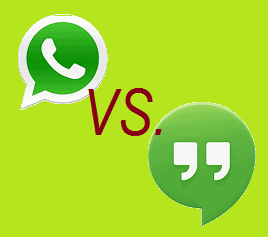 whatsapp vs hangout