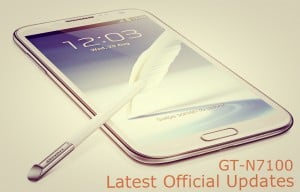Latest Updates for Samsung Galaxy Note 2 N7100